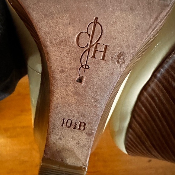 Cole Haan 
Beige Patent Leather
Wedge Pumps - Picture 5 of 5